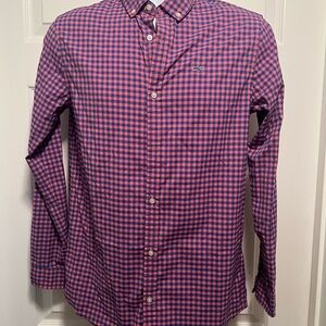 Vineyard Vines Kids Casual Pink and Blue Plaid Shirt
